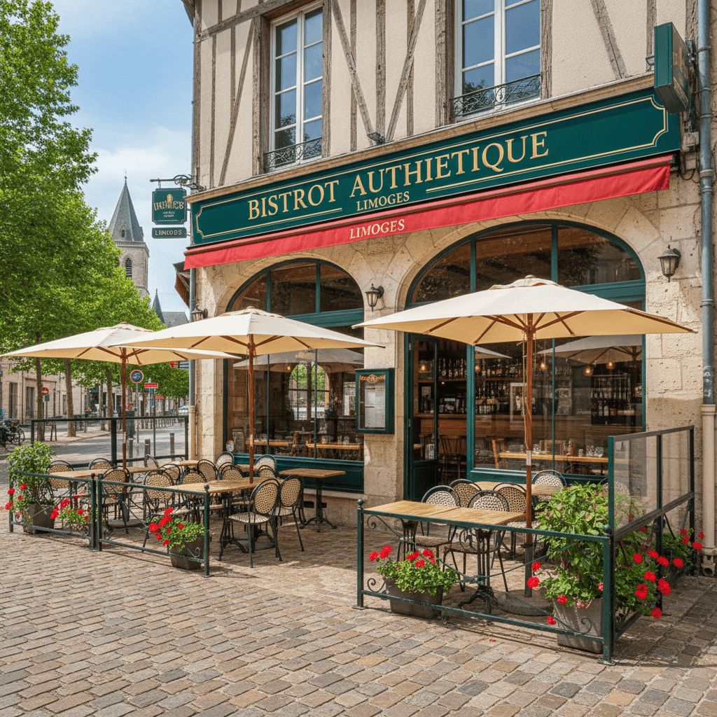 Restaurant à Limoges : terrasse - climatisation - Image 1