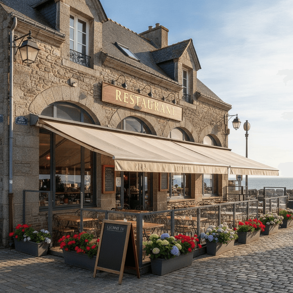 Restaurant à Quimper : terrasse - licence IV - Image 1