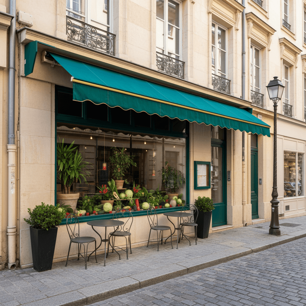 Restaurant 29m² à Lyon : terrasse - licence IV