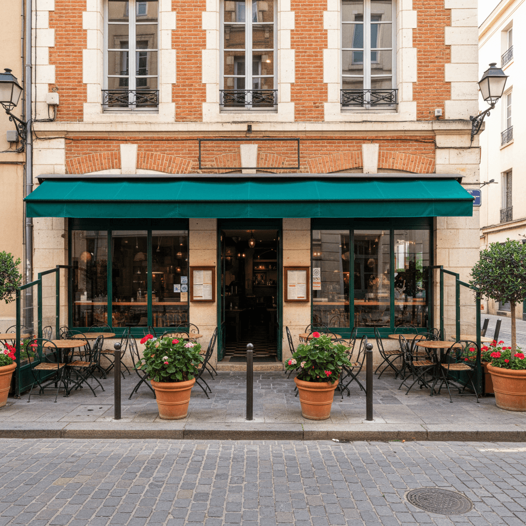 Restaurant 350m² à Toulouse : terrasse - extraction