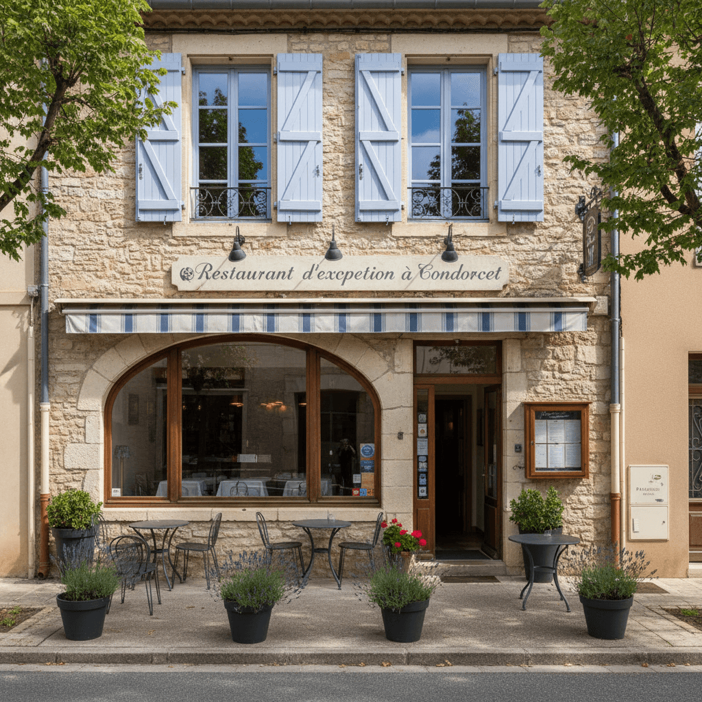 Restaurant 256m² à Condorcet : terrasse - licence IV - Image 1