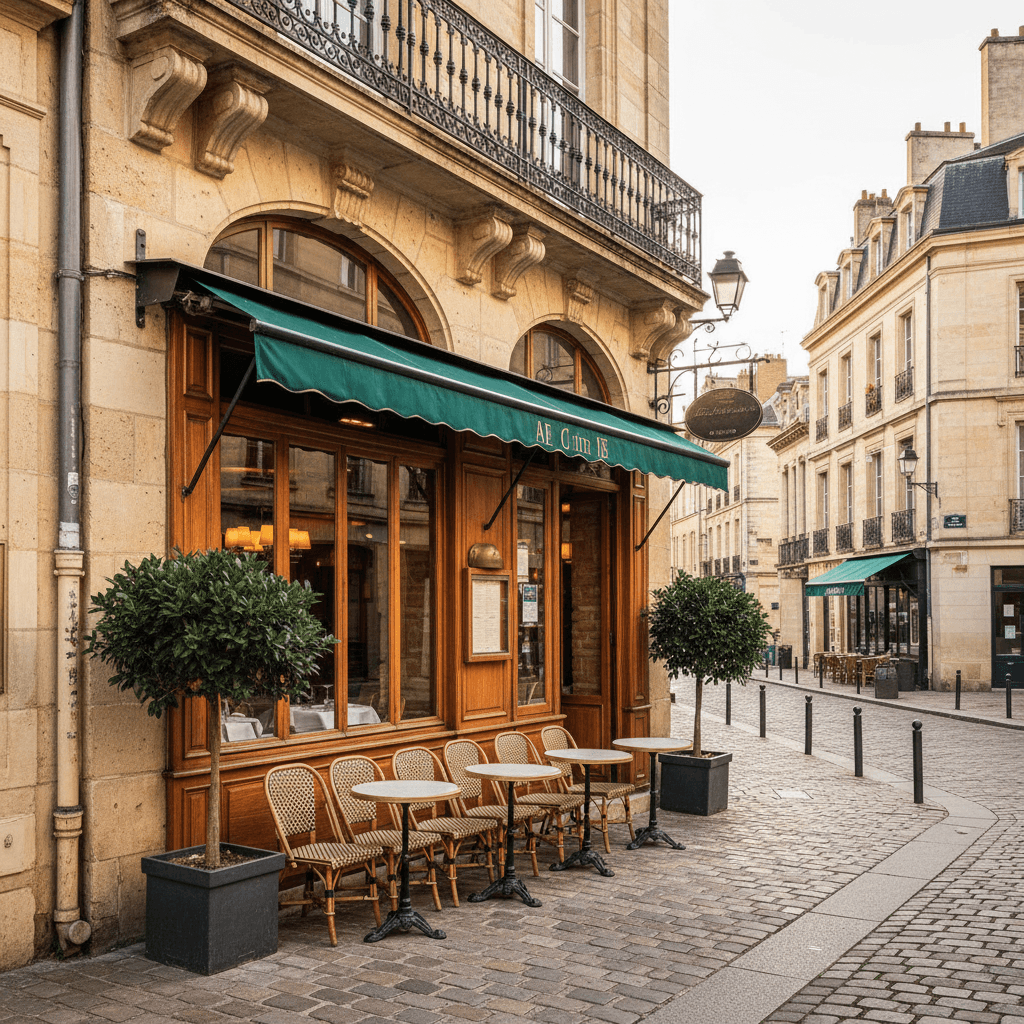 Restaurant à Bordeaux : terrasse - licence IV