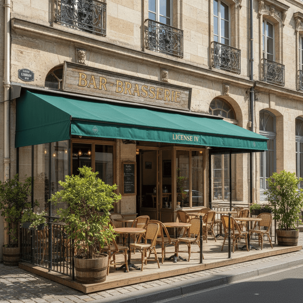 Bar-brasserie à Poitiers : terrasse - licence IV - Image 1