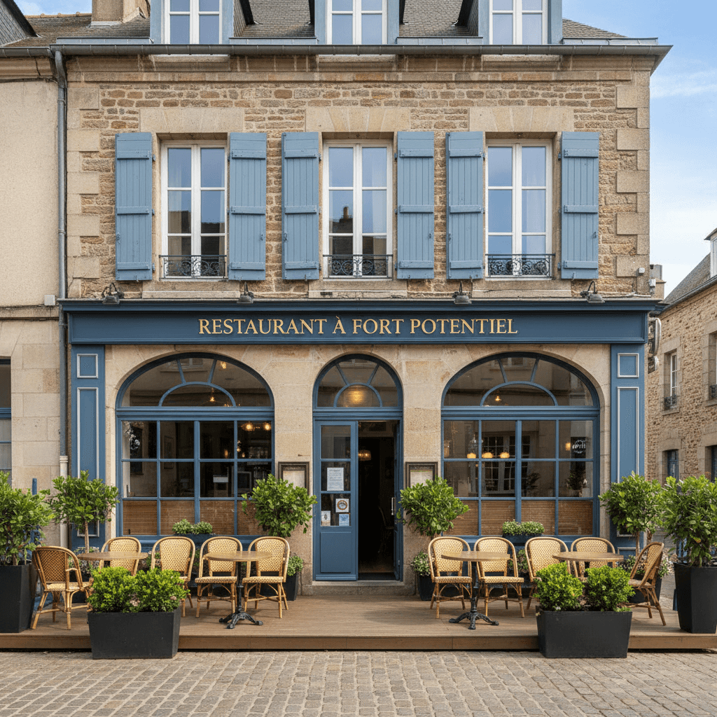 Restaurant à Saint-Brieuc : licence IV - cuisine équipée - Image 1