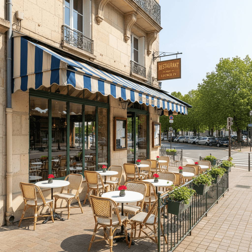 Restaurant à Nantes : terrasse - licence IV