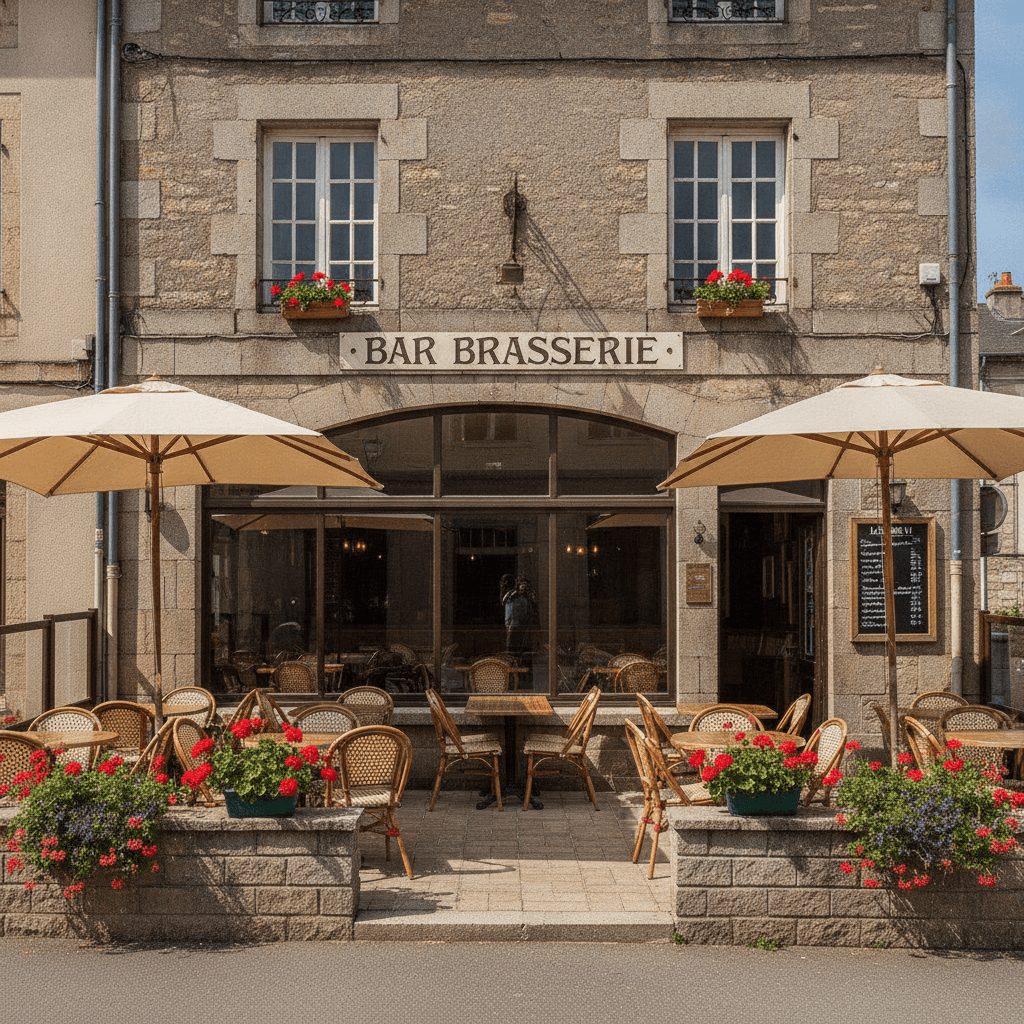 Bar-brasserie 250m² à Ferrières-Sur-Ariège : terrasse - licence IV - Image 1
