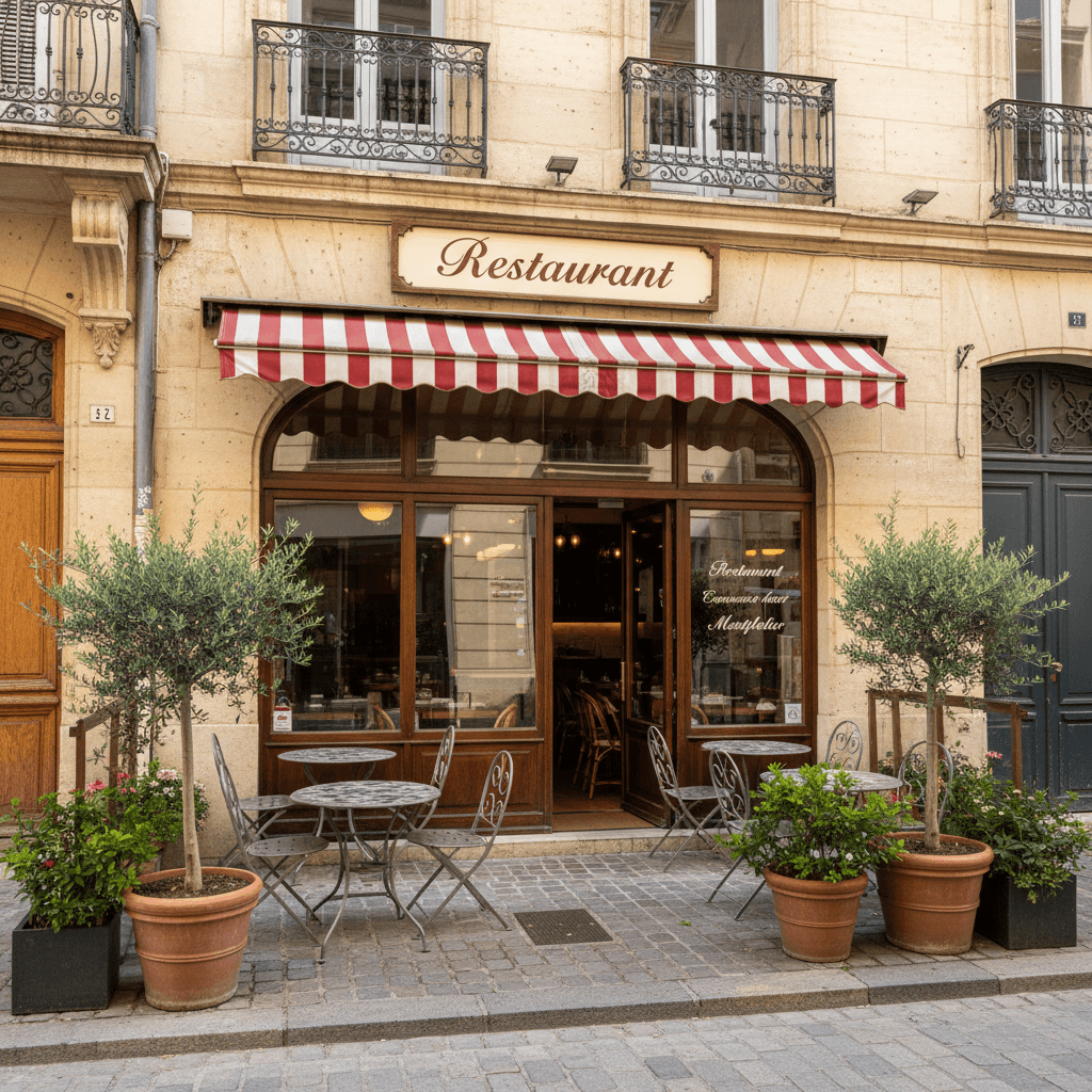 Restaurant à Montpellier : terrasse - licence IV