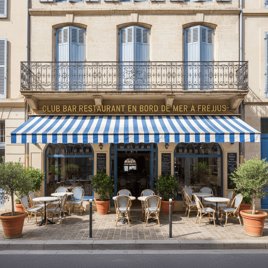 Club Bar Restaurant en Bord de Mer à Fréjus - Image 1