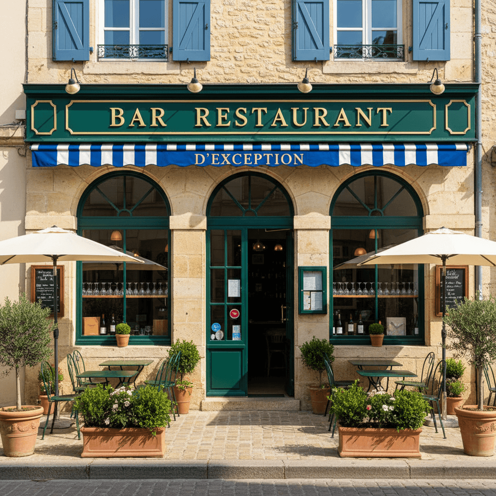 Bar-brasserie 120m² à Chaponost : terrasse - licence IV - Image 1