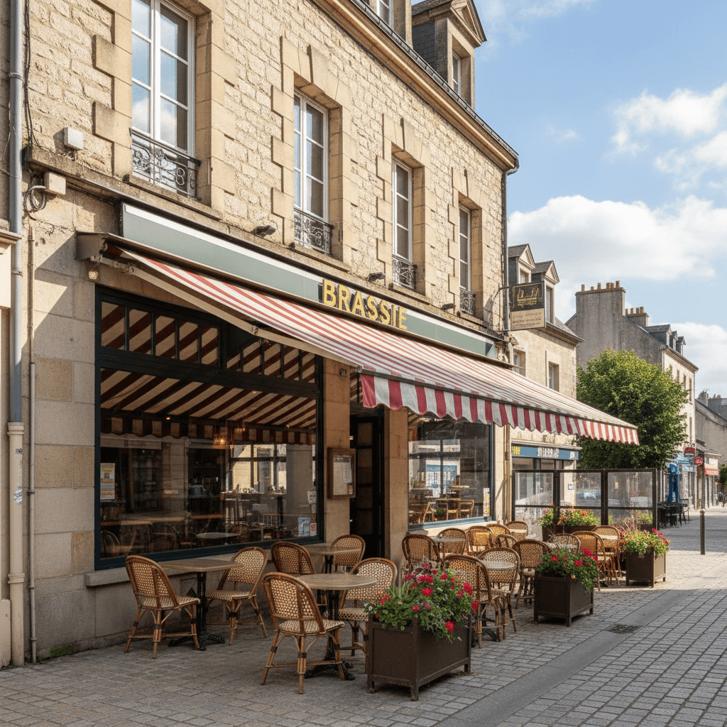 Bar-brasserie 100m² à Saint-Lô : terrasse - licence IV - Image 1