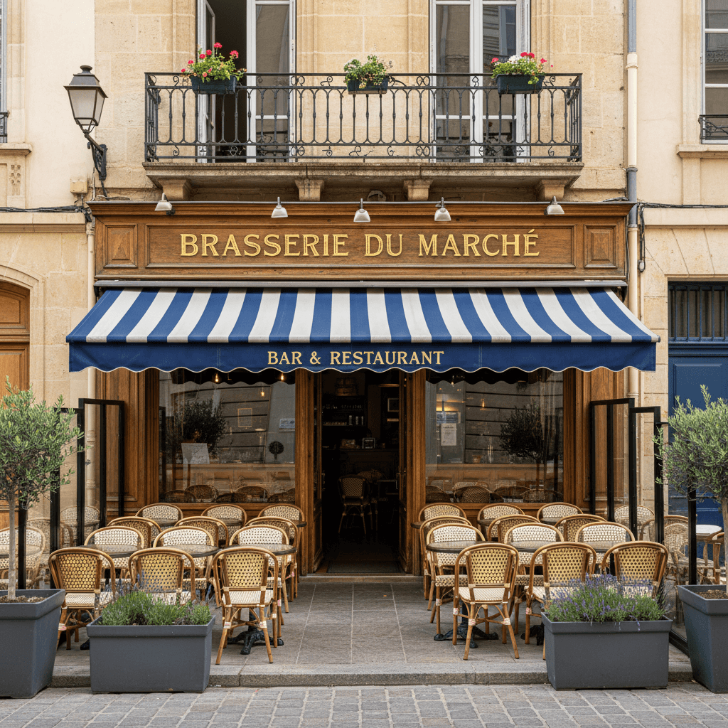 Bar-brasserie 110m² à Montpellier : terrasse - licence IV