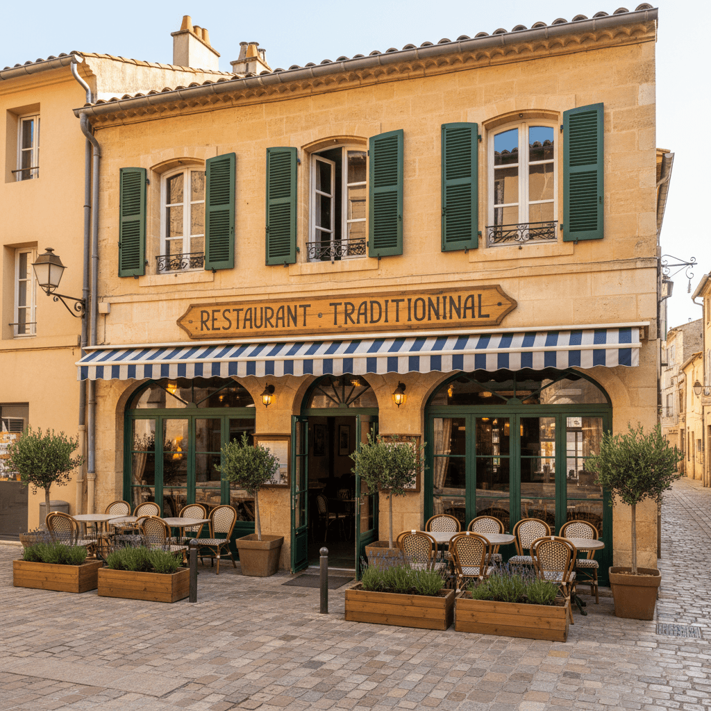 Restaurant 120m² à Aix-En-Provence : terrasse - licence IV