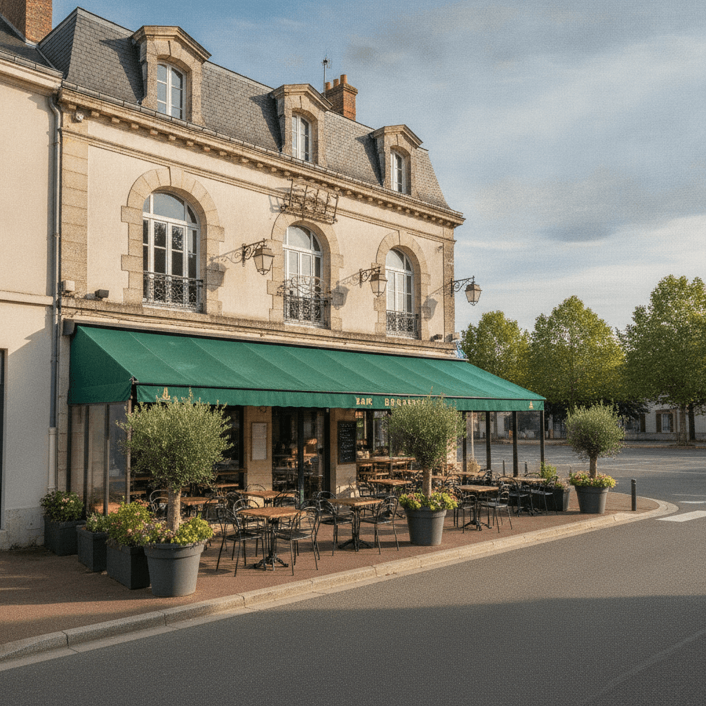 Bar-brasserie 260m² à Ancenis-Saint-Géréon : terrasse - licence IV - Image 1