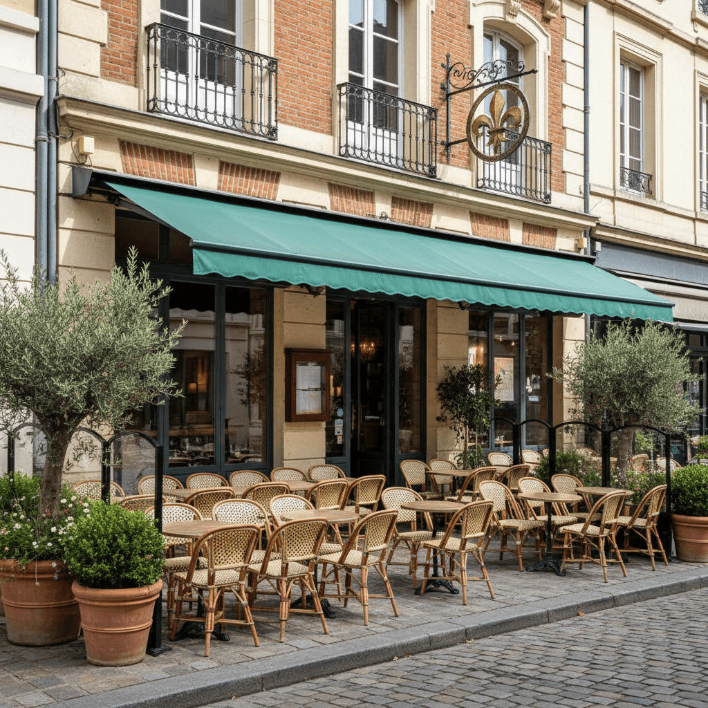 Restaurant 50m² à Lille : terrasse - licence IV