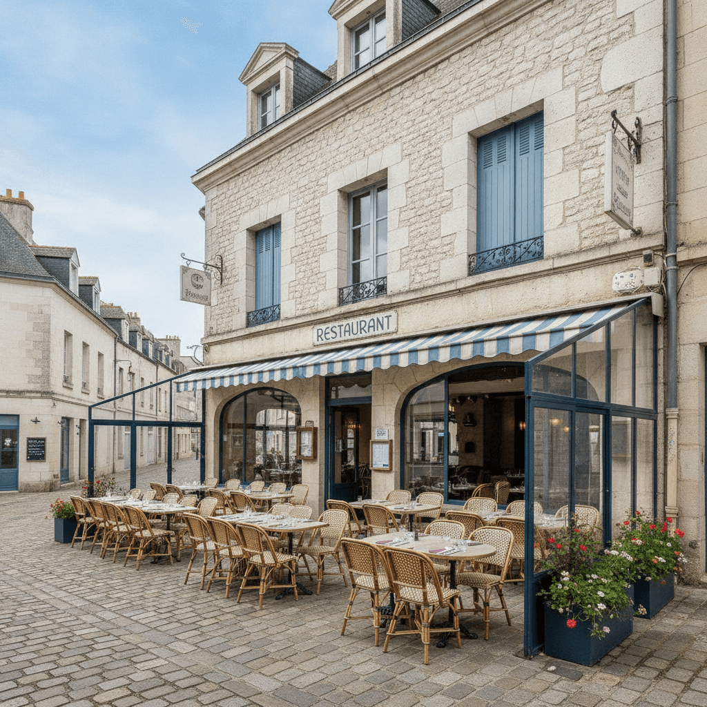 Restaurant 150m² à La Rochelle : terrasse - licence IV - Image 1