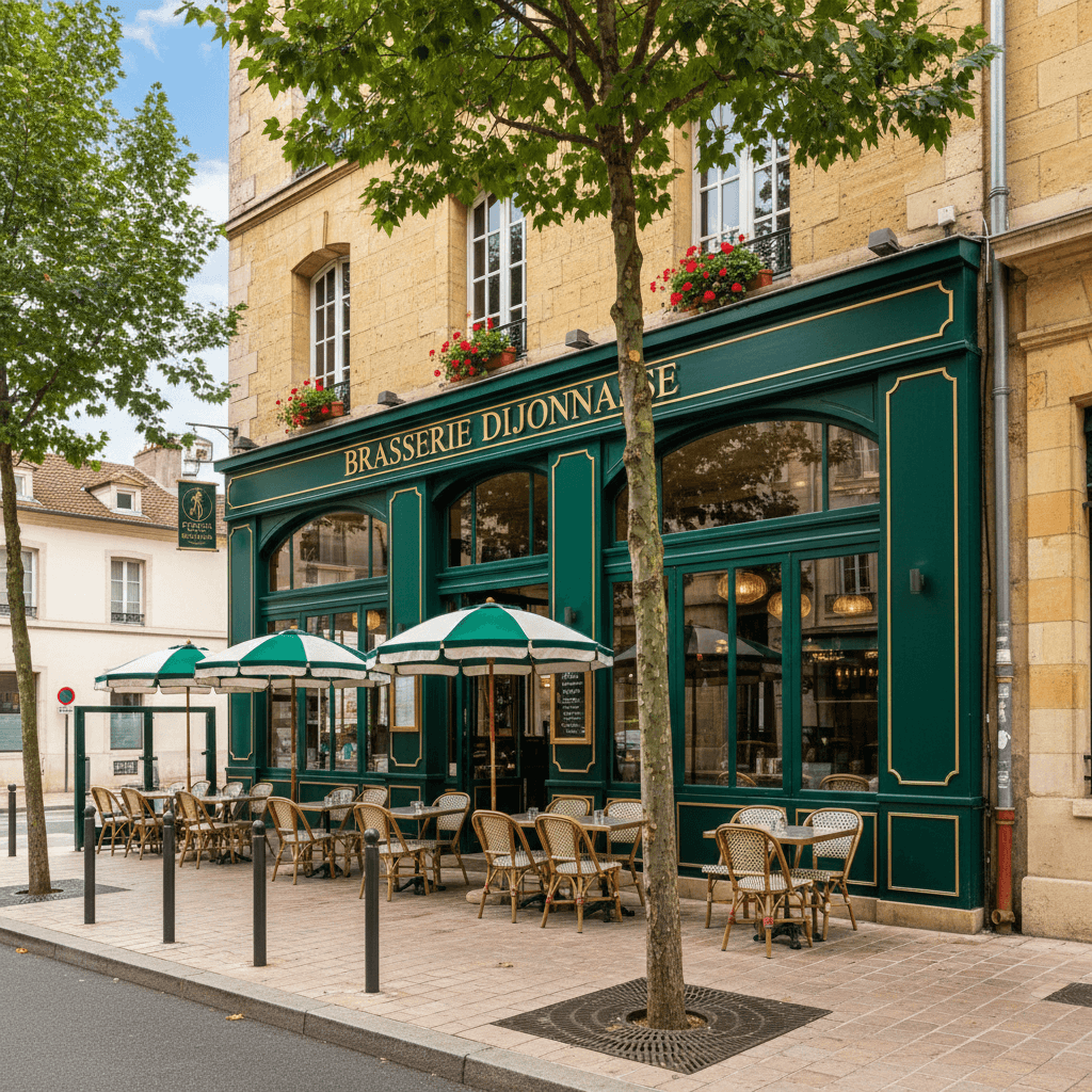 Bar-brasserie 150m² à Dijon : terrasse - licence IV