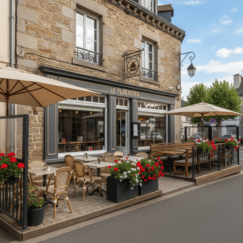 Restaurant à Quimper : terrasse - licence IV - Image 1