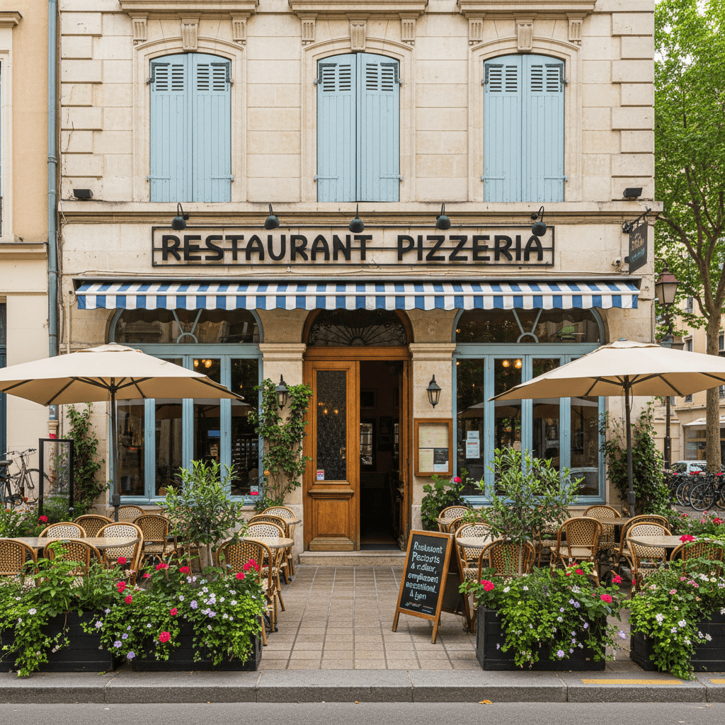 Restaurant à Lyon : terrasse - licence IV