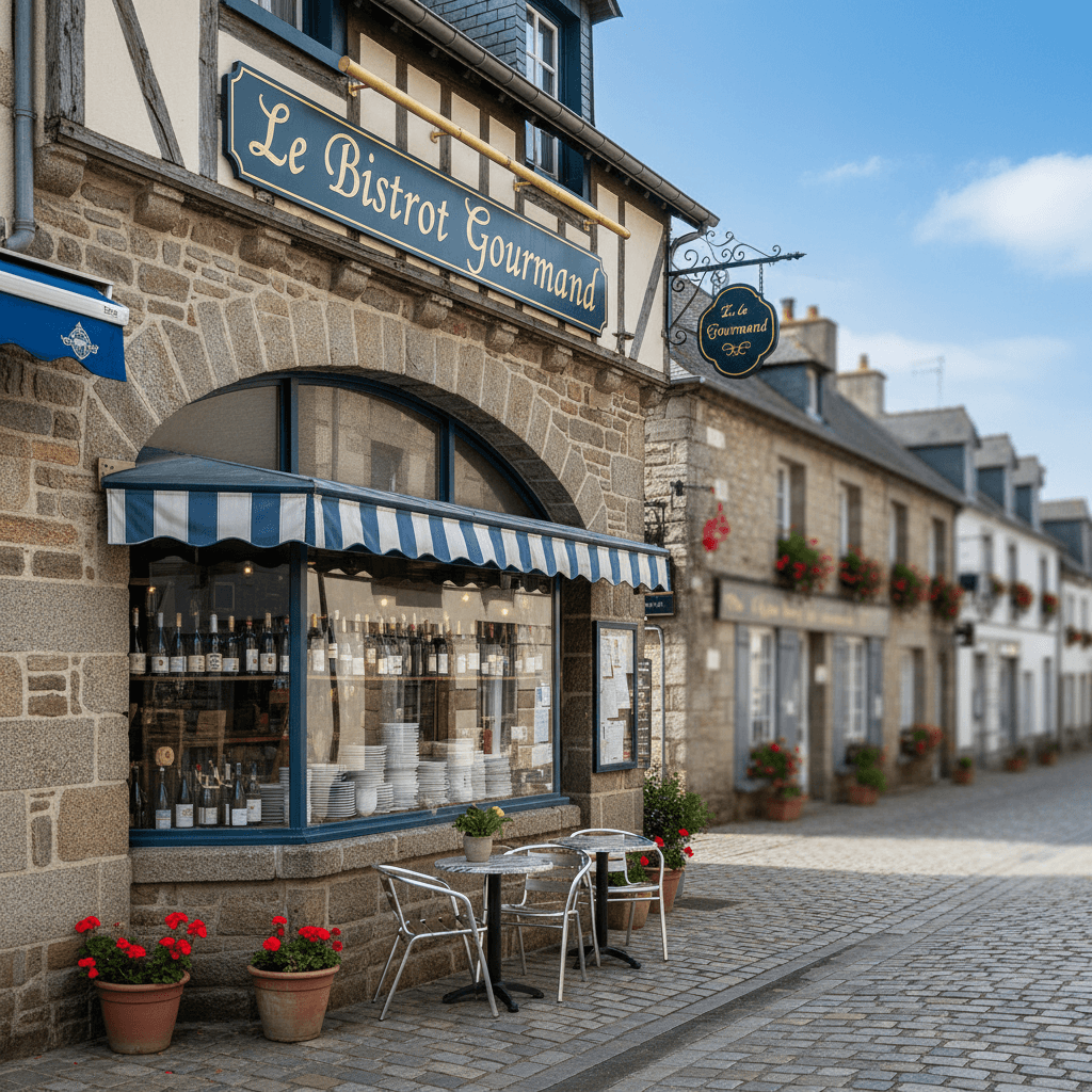 Restaurant à Lannion : terrasse - licence IV - Image 1