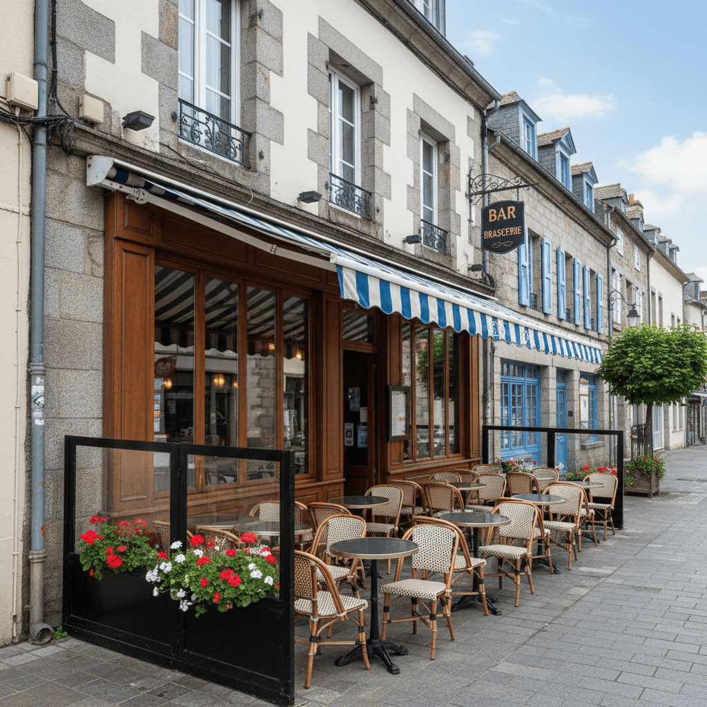 Bar-brasserie à Vannes : terrasse - Image 1