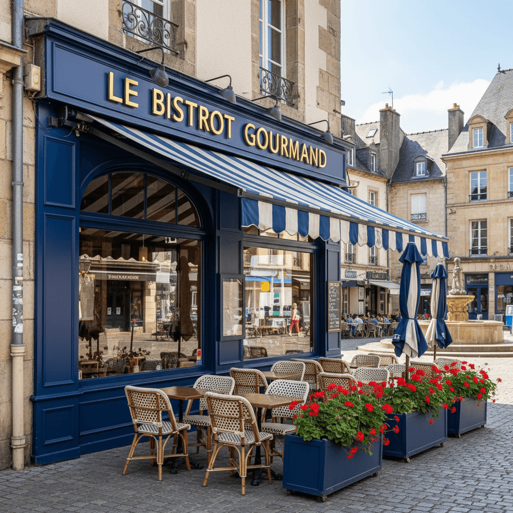Restaurant à Saint-Avold : terrasse - licence IV - Image 1
