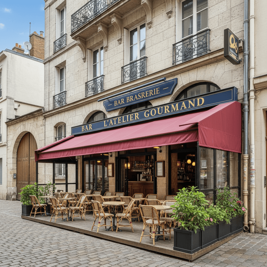 Bar-brasserie 177m² à Nantes : terrasse - licence IV - Image 1