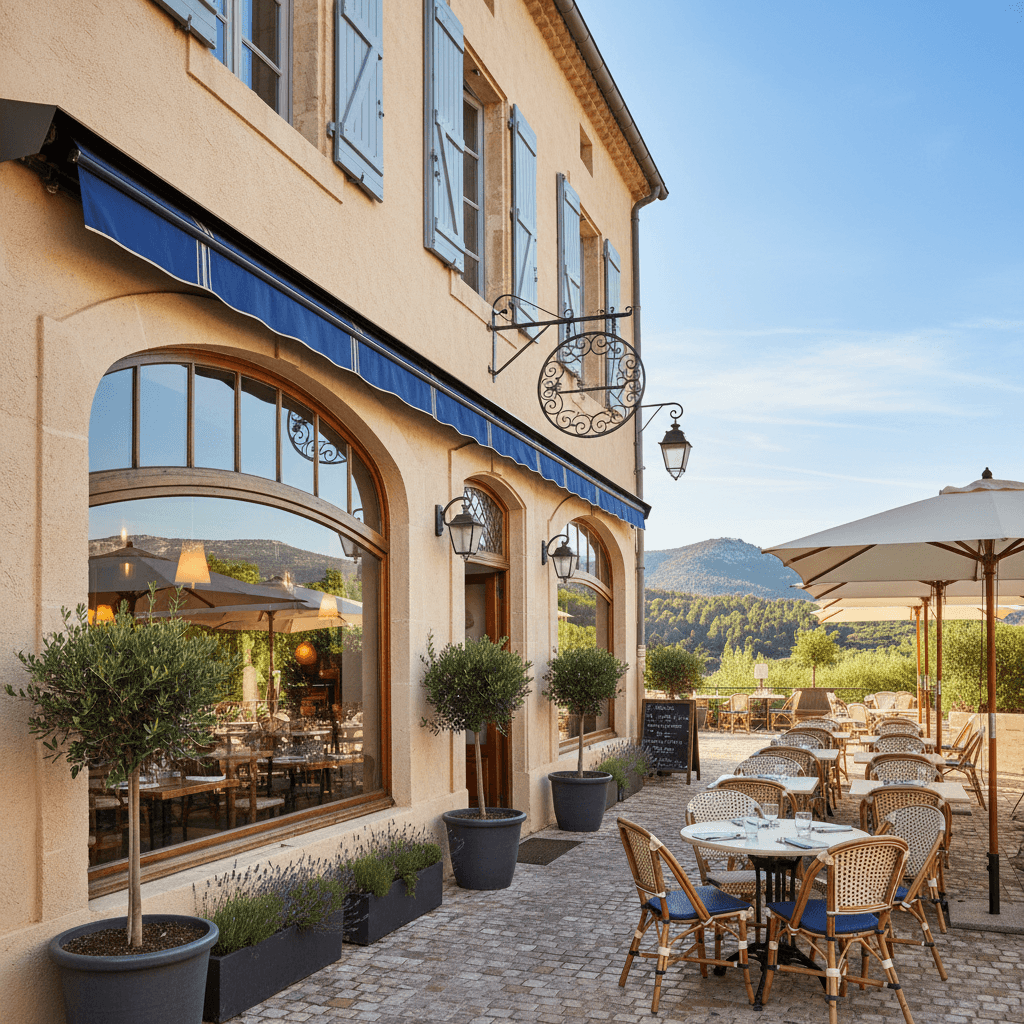 Restaurant à Aubagne : terrasse - licence IV - Image 1