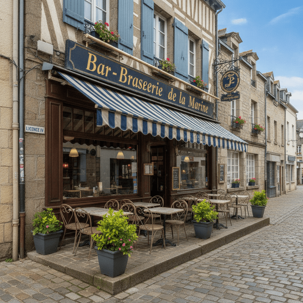 Bar-brasserie à Vannes : terrasse - licence IV - Image 1