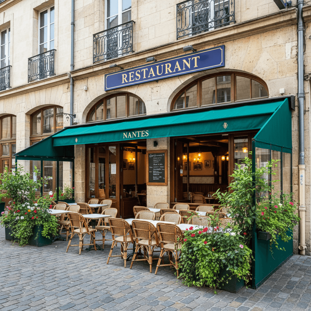 Restaurant 280m² à Nantes : terrasse - licence IV - Image 1