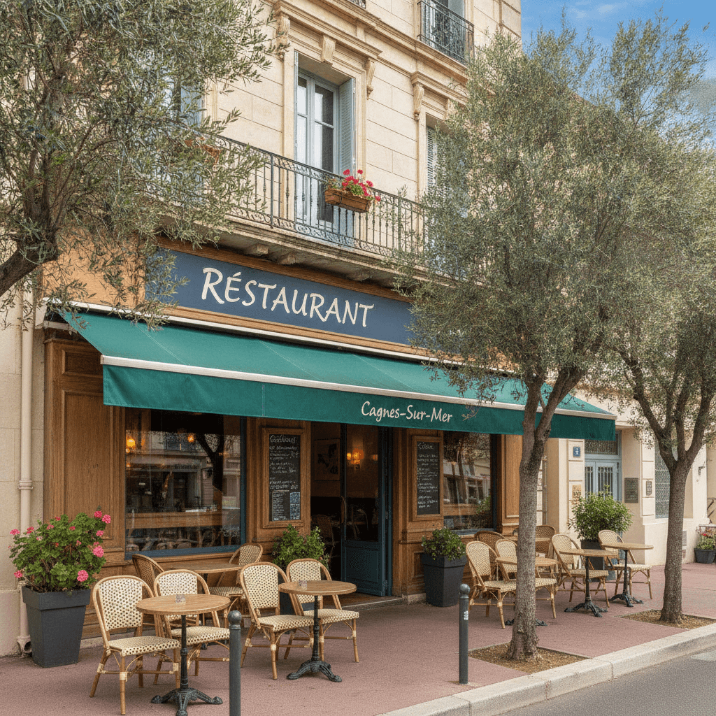 Restaurant 100m² à Cagnes-Sur-Mer : terrasse - licence IV - Image 1