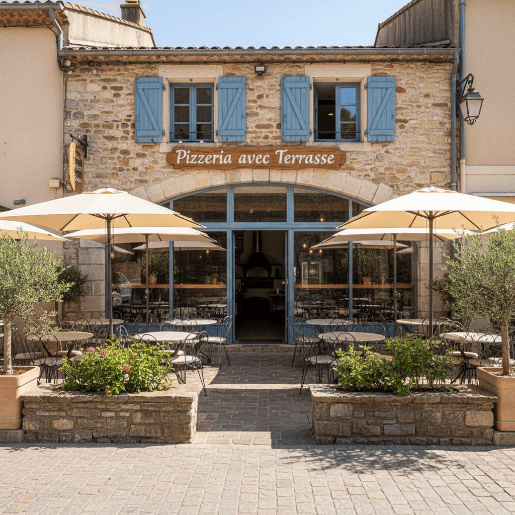 Restaurant 150m² à Saint-Laurent-De-Cerdans : terrasse - licence IV - Image 1