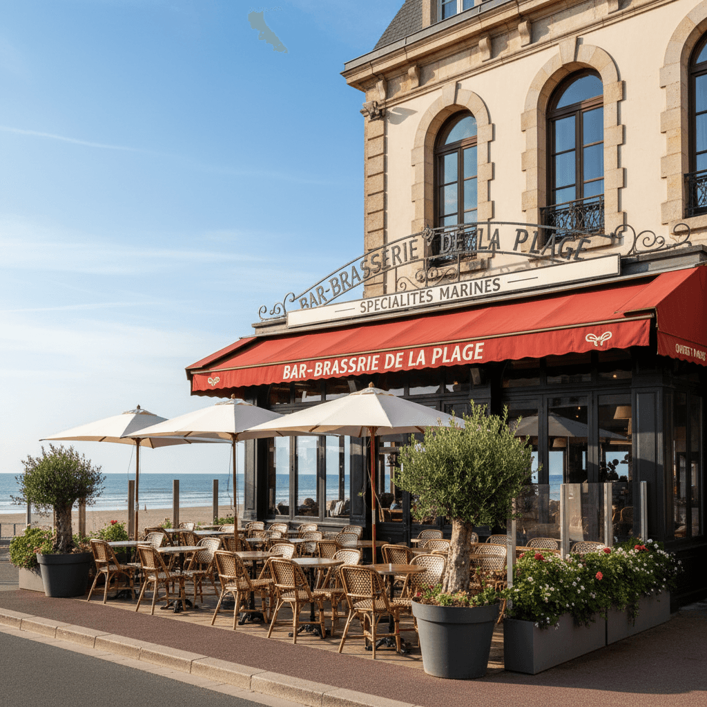 Bar-brasserie à Saint-Lô : terrasse - licence IV - Image 1