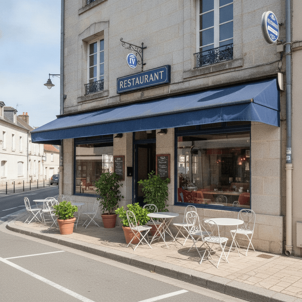 Restaurant à La Roche-Sur-Yon : terrasse - licence IV - Image 1