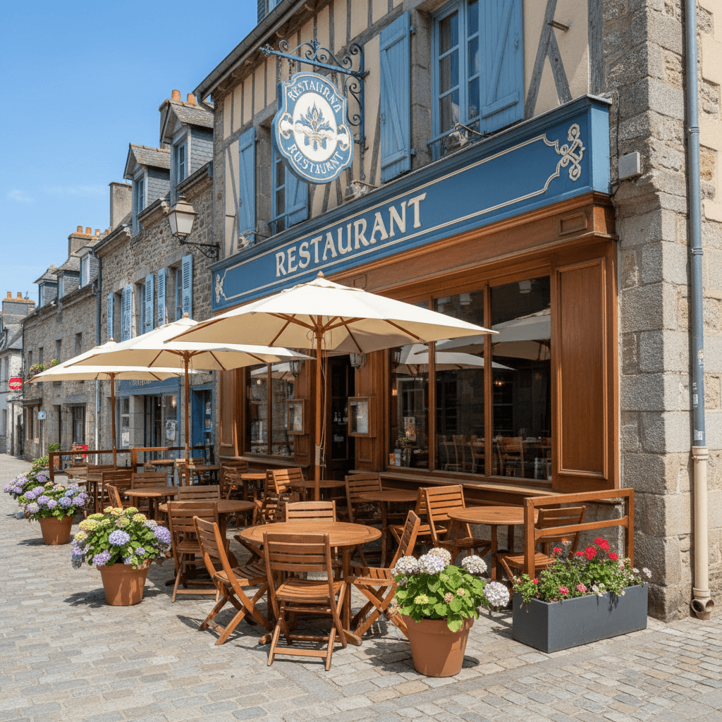 Restaurant 100m² à Quimper : terrasse - licence IV - Image 1