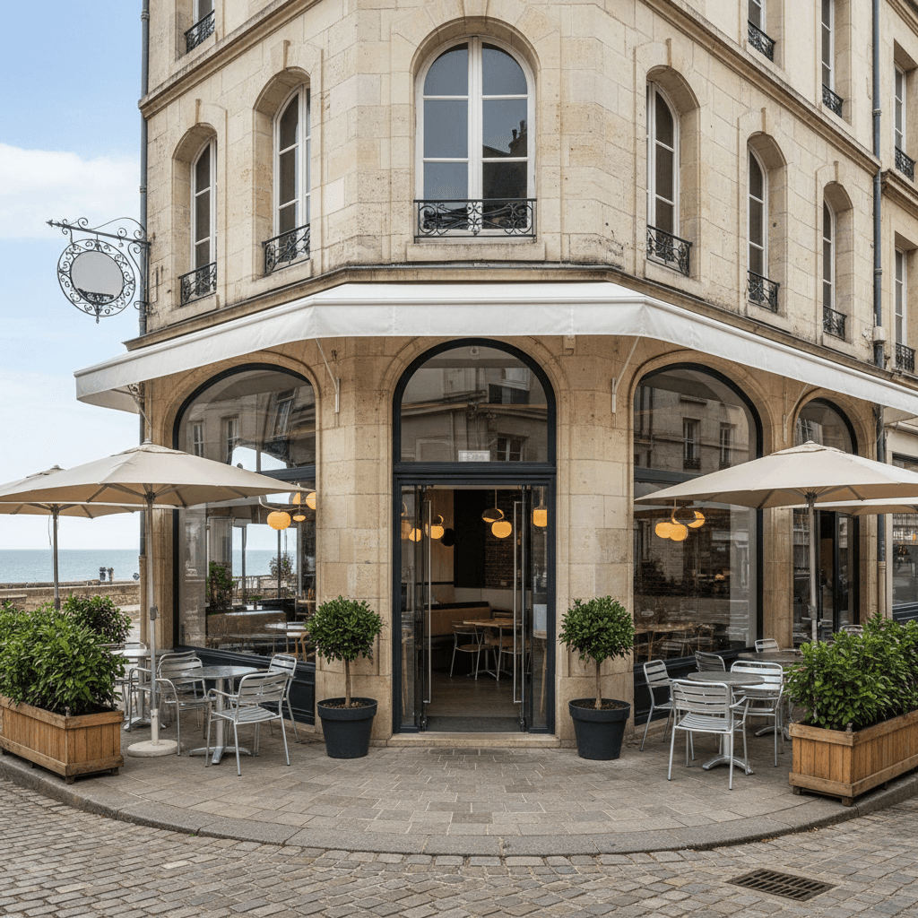 Fast-food à Caen : terrasse - licence IV - Image 1