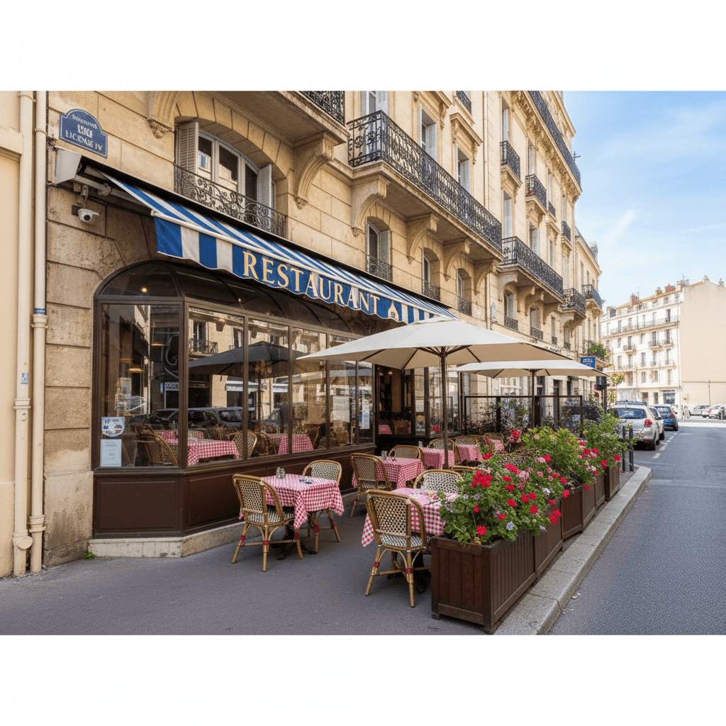 Restaurant 160m² à Marseille : terrasse - licence IV - Image 1