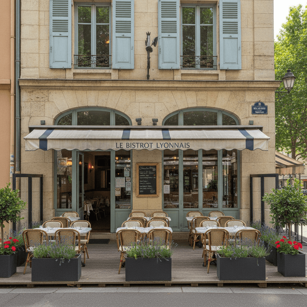 Restaurant 165m² à Lyon : terrasse - licence IV