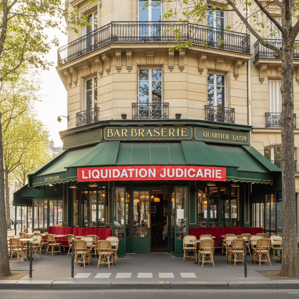 Bar Brasserie d'Exception au Quartier Latin en liquidation judiciaire