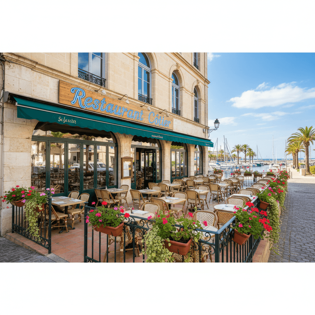 Restaurant 300m² à Perpignan : terrasse - extraction - Image 1