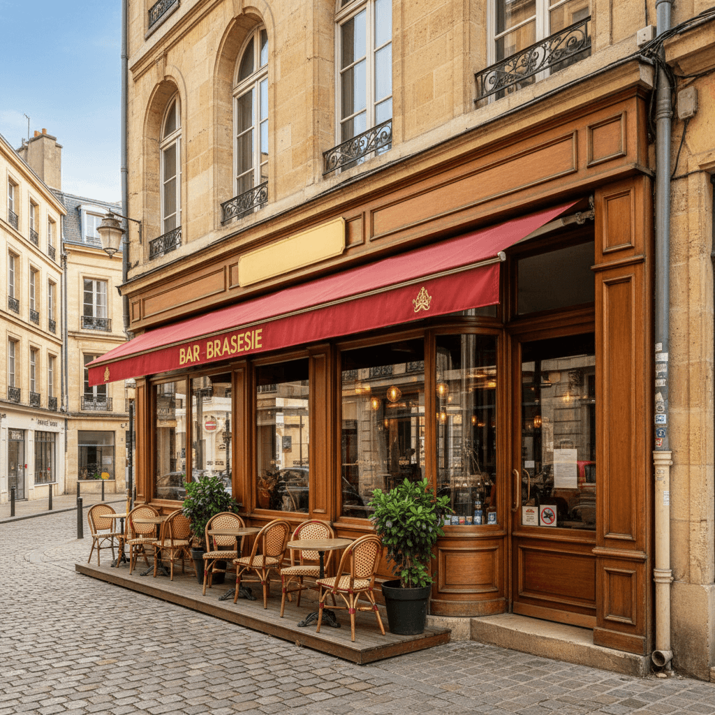 Bar-brasserie 27m² à Bordeaux : licence IV - extraction