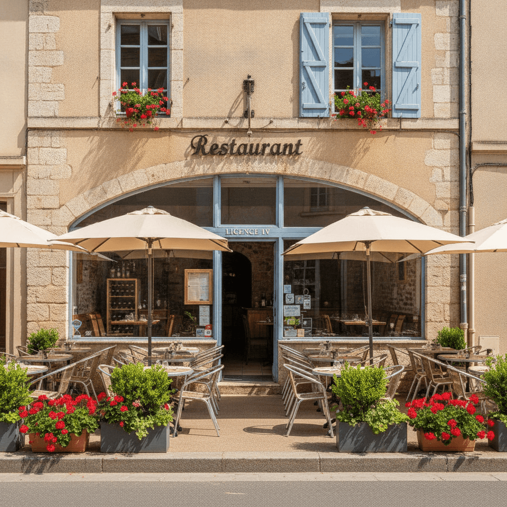 Restaurant 186m² à Villefranche-Sur-Saône : terrasse - licence IV - Image 1