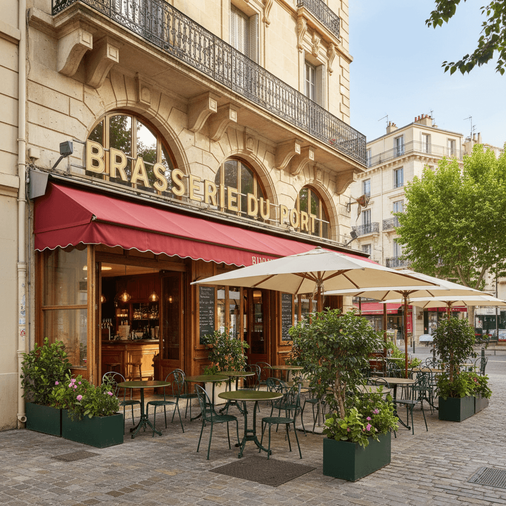 Bar-brasserie à Marseille : terrasse - licence IV