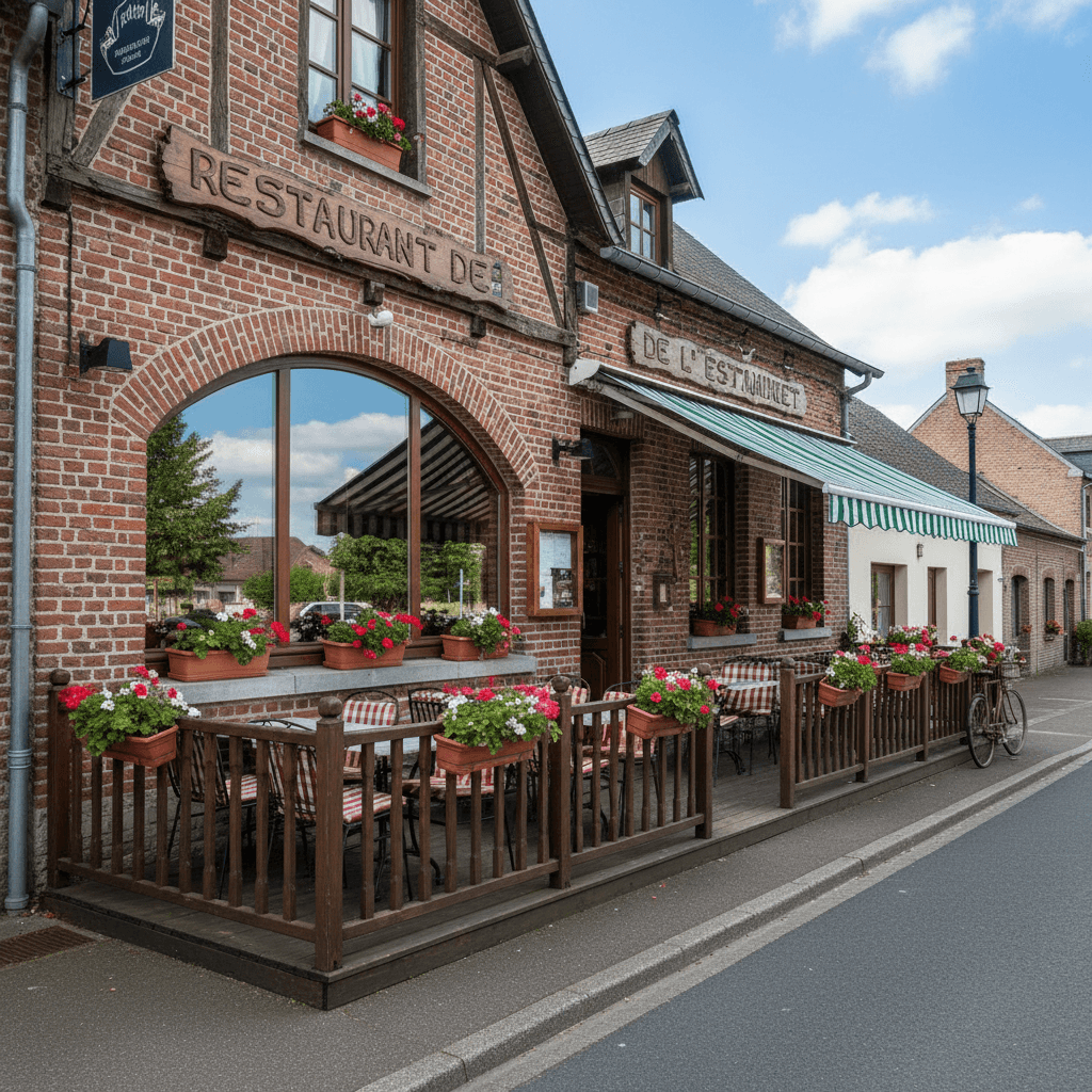 Restaurant 255m² à Buysscheure : terrasse - licence IV - Image 1