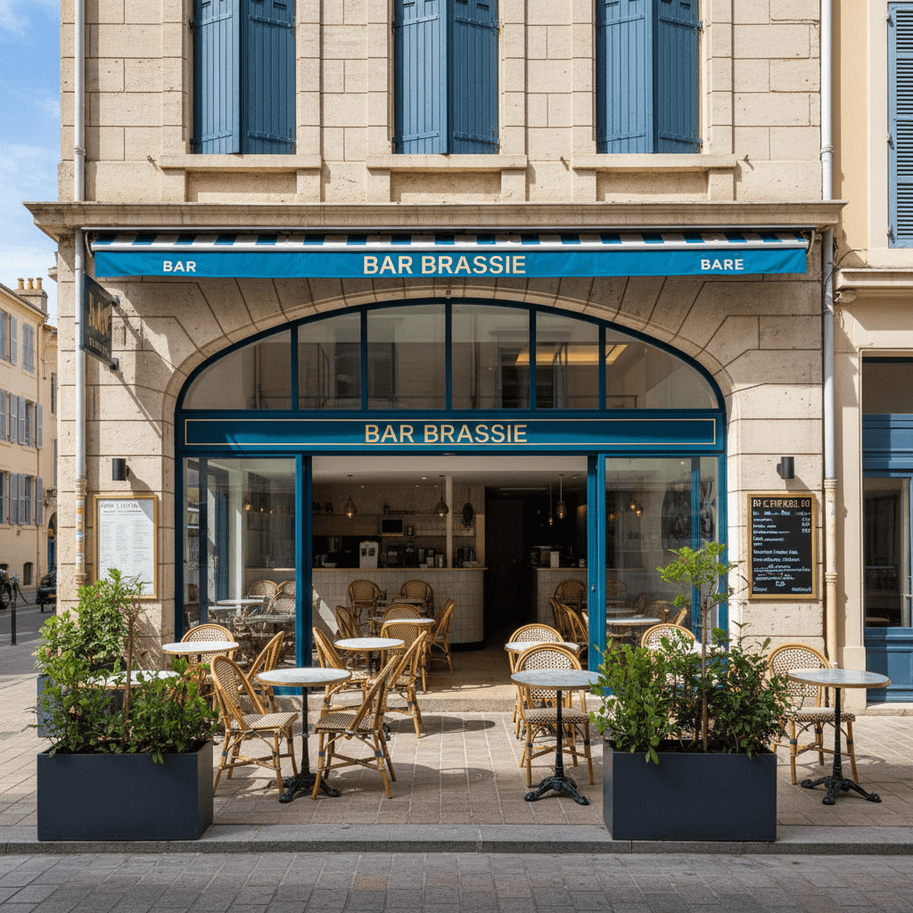 Bar-brasserie 80m² à Ajaccio : terrasse - licence IV - Image 1