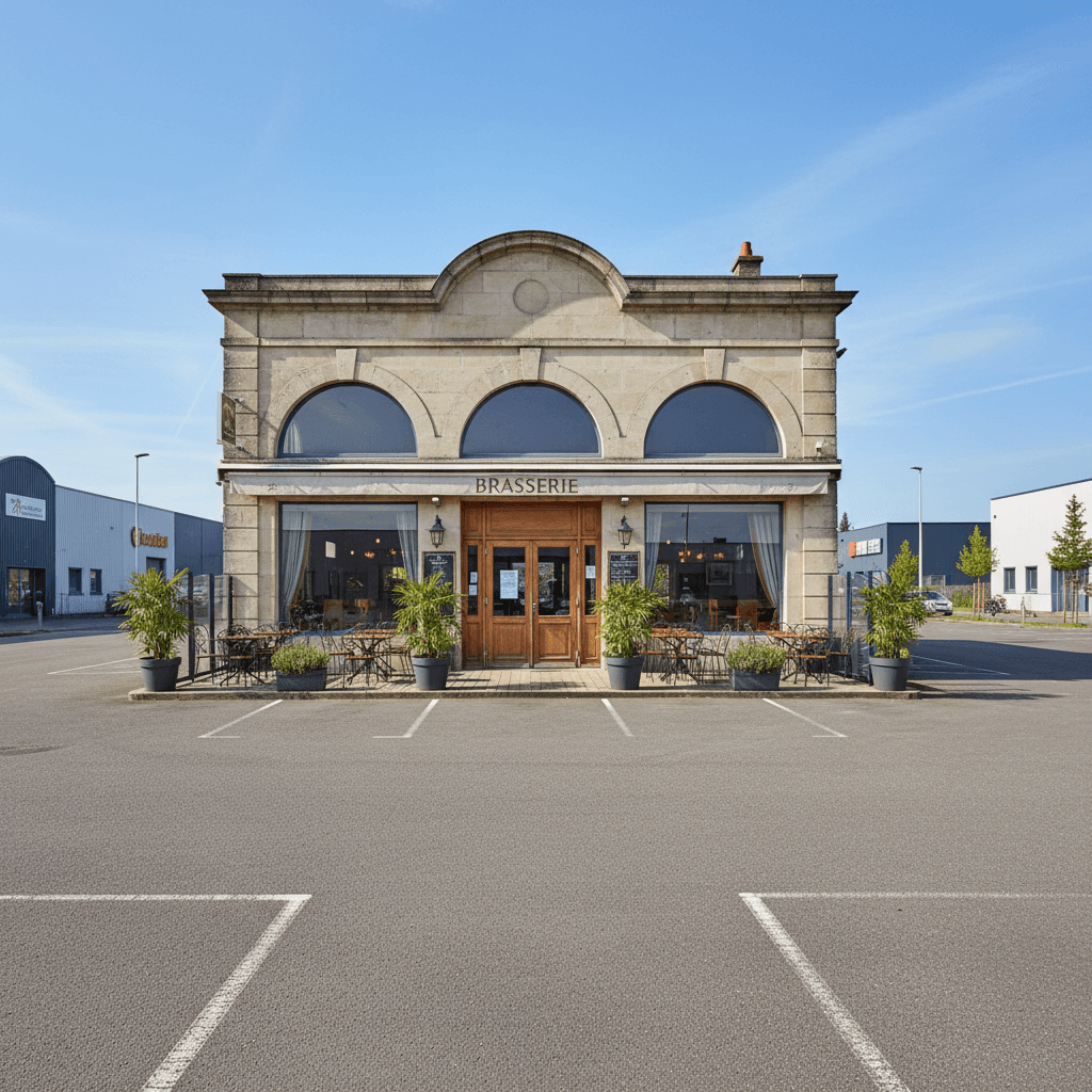 Bar-brasserie 250m² à Clermont-Ferrand : terrasse - licence IV