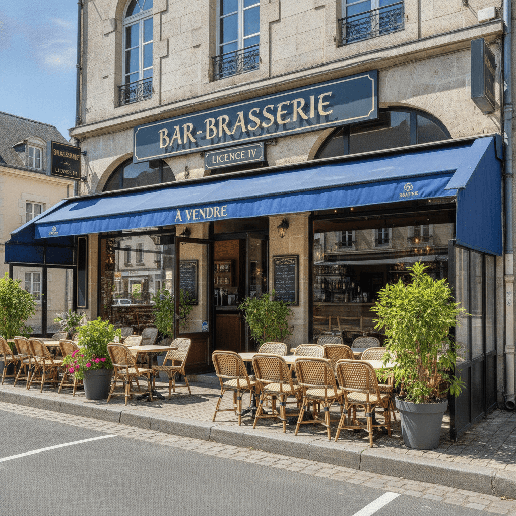 Bar-brasserie à Loiré : terrasse - licence IV - Image 1