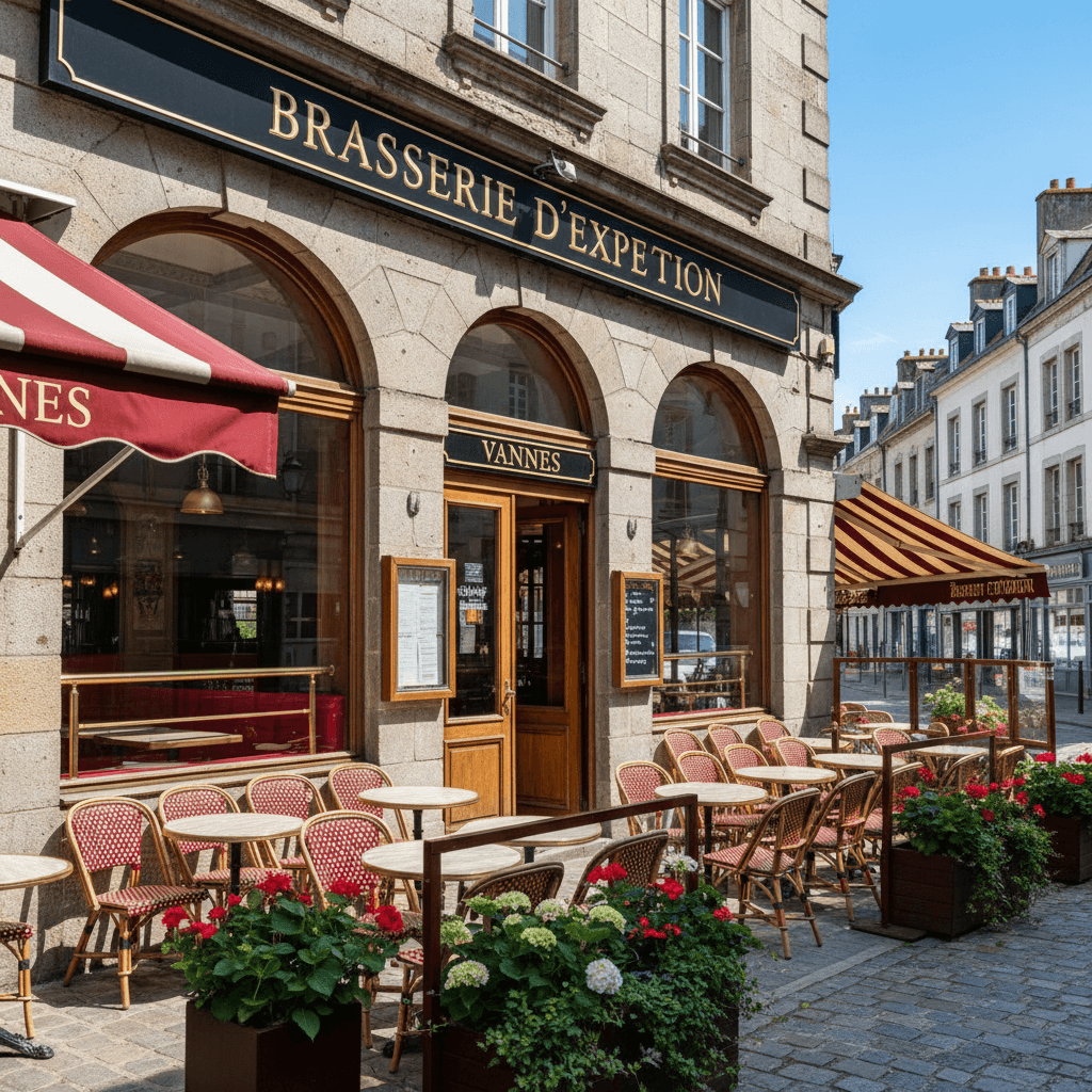 Bar-brasserie à Vannes : terrasse - licence IV - Image 1