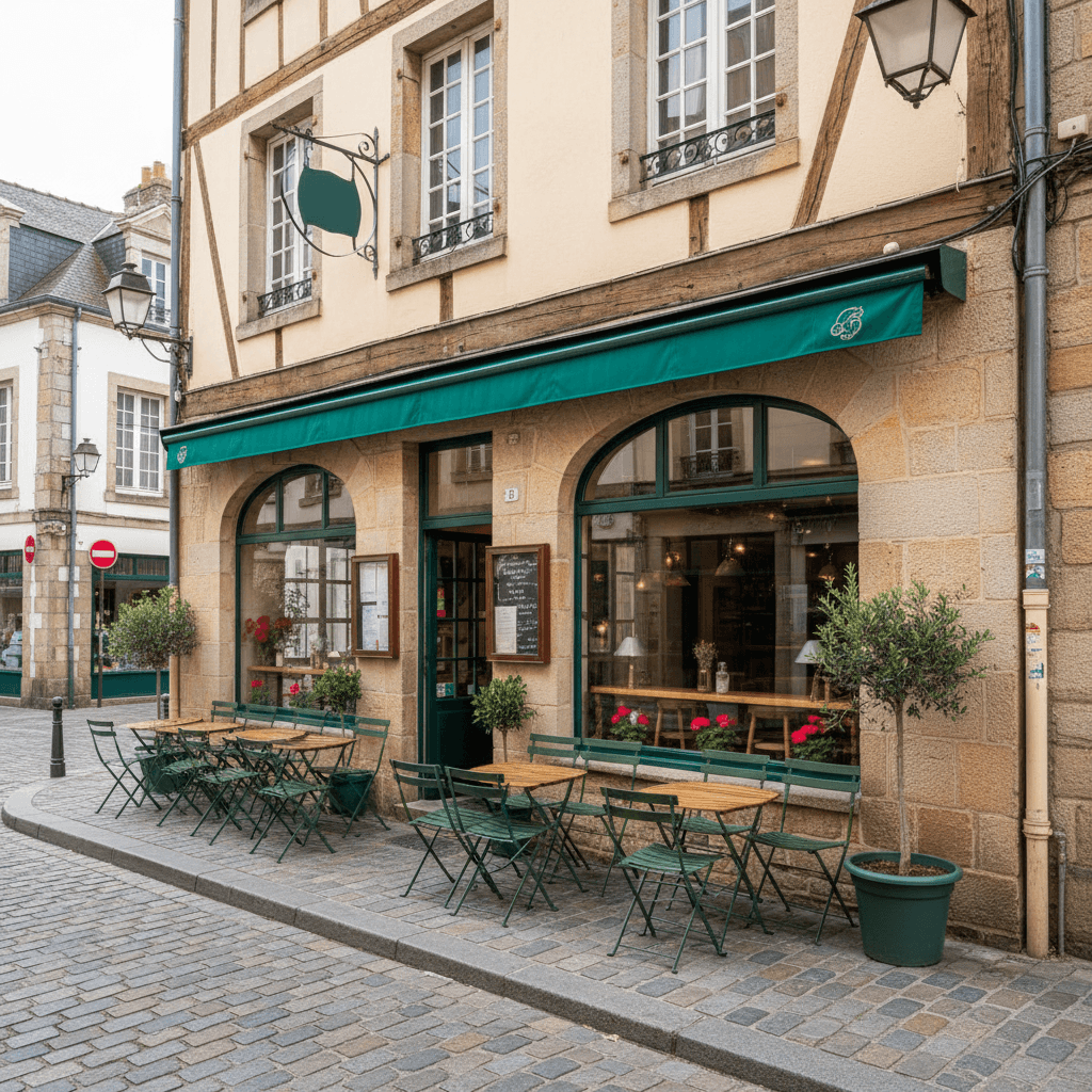 Restaurant 100m² à Vannes : terrasse - licence IV - Image 1