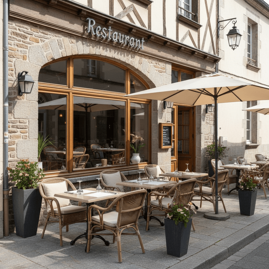Restaurant 100m² à Vannes : terrasse - licence IV - Image 1