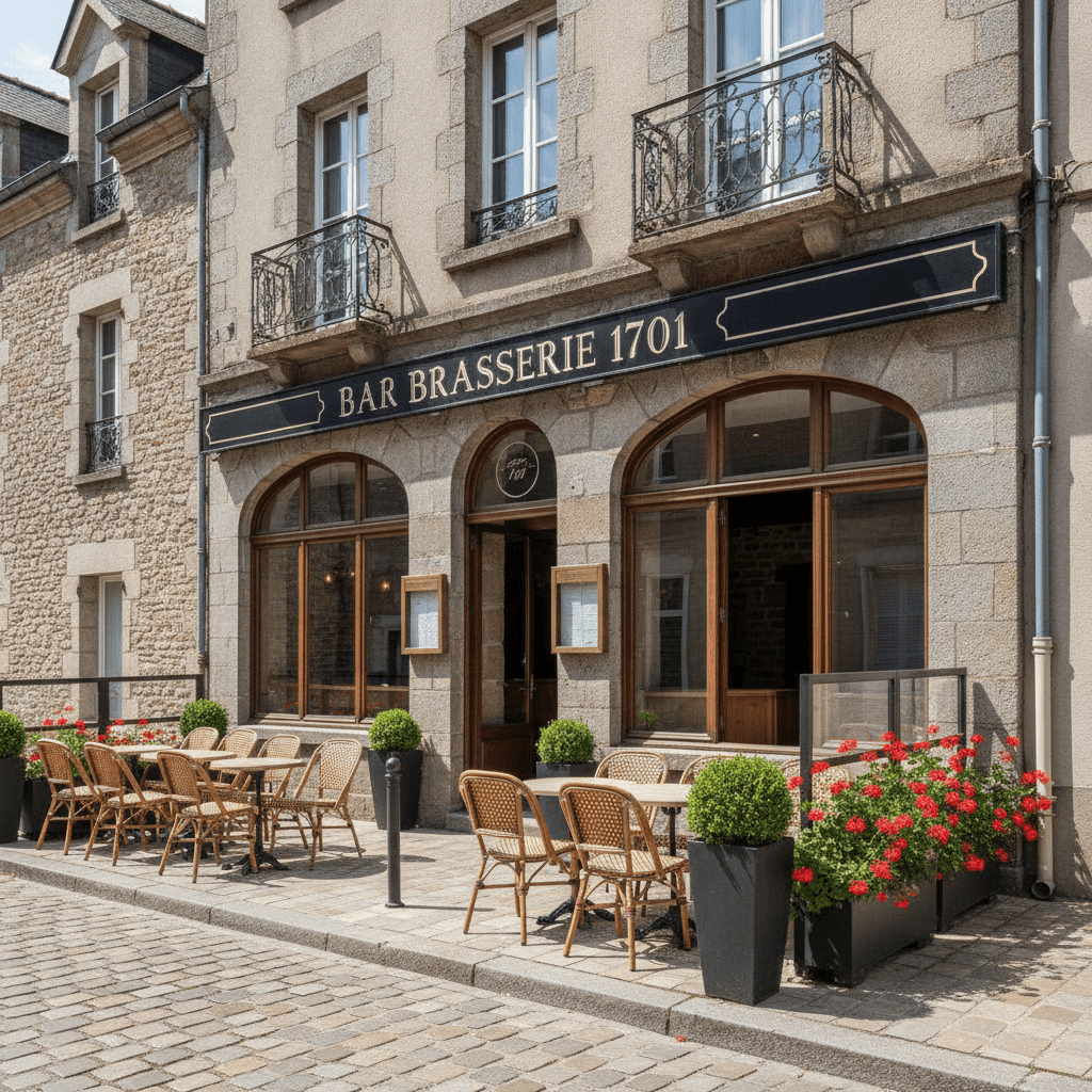 Bar-brasserie 120m² à Saint-Brieuc : terrasse - licence IV - Image 1